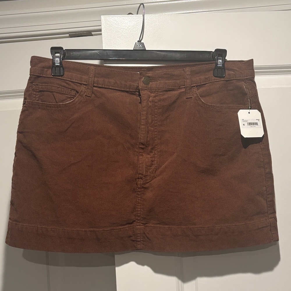 Altar'd State Chocolate Mini Skirt